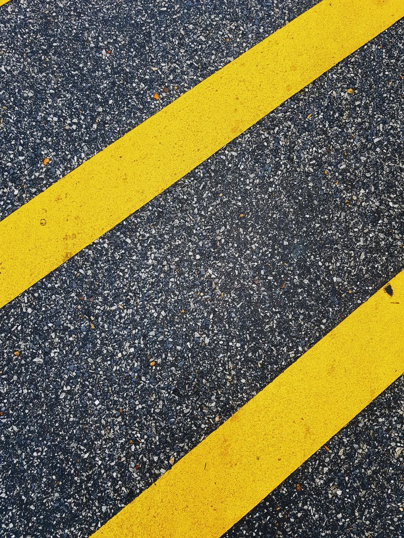 Industrial access road asphalt testing